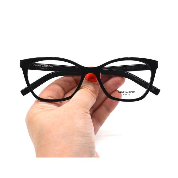 SAINT LAURENT SL 287 SLIM BLACK AUTHENTIC EYEGLASSES FRAME - Picture 11 of 14